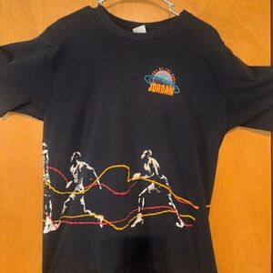 GRAIL VTG 90s Nike Michael Jordan "Art of the Dunk" T-Shirt XL Single-Stitch USA